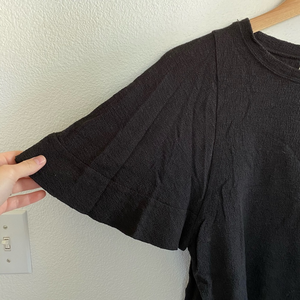 NWT Madewell Flutter Sleeve Shirt Oversized Top